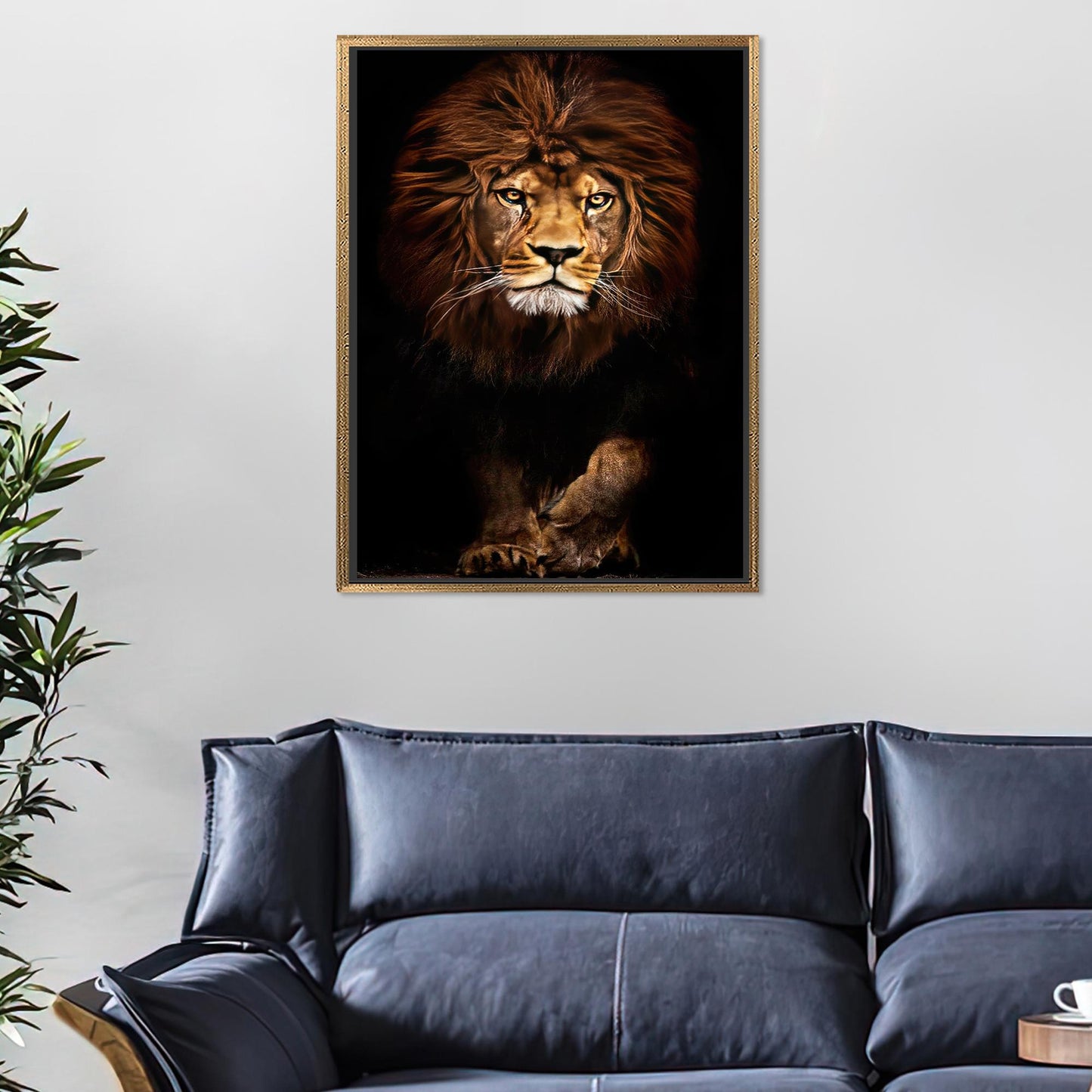Lion Wildlife Bridesmaid or Grandma Canvas Print