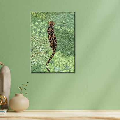 Tiger Boho Bridesmaid Canvas Print