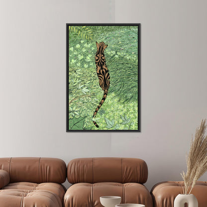 Tiger Boho Bridesmaid Canvas Print