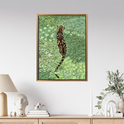 Tiger Boho Bridesmaid Canvas Print