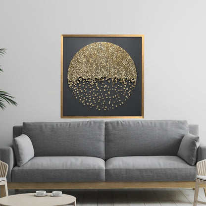 Black 3D Grandma Abstract Canvas Print