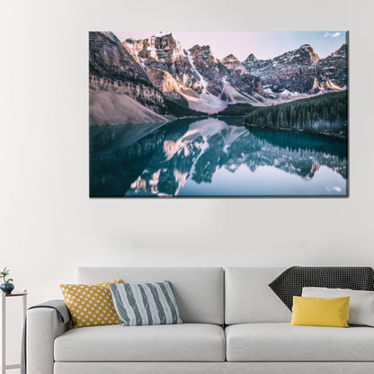 Moraine Lake Landscape Canvas Print