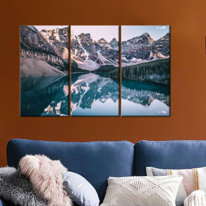 Moraine Lake Landscape Canvas Print