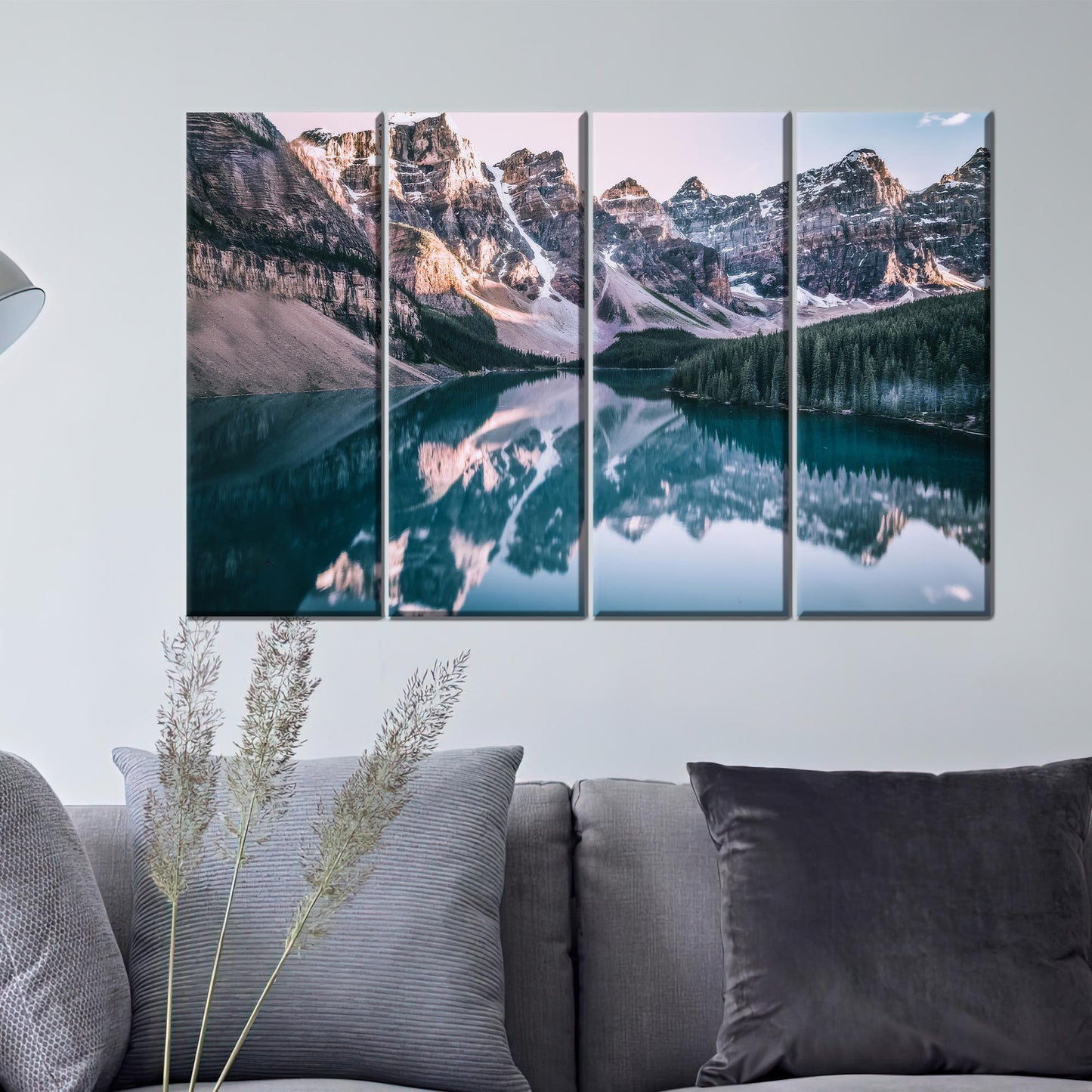 Moraine Lake Landscape Canvas Print