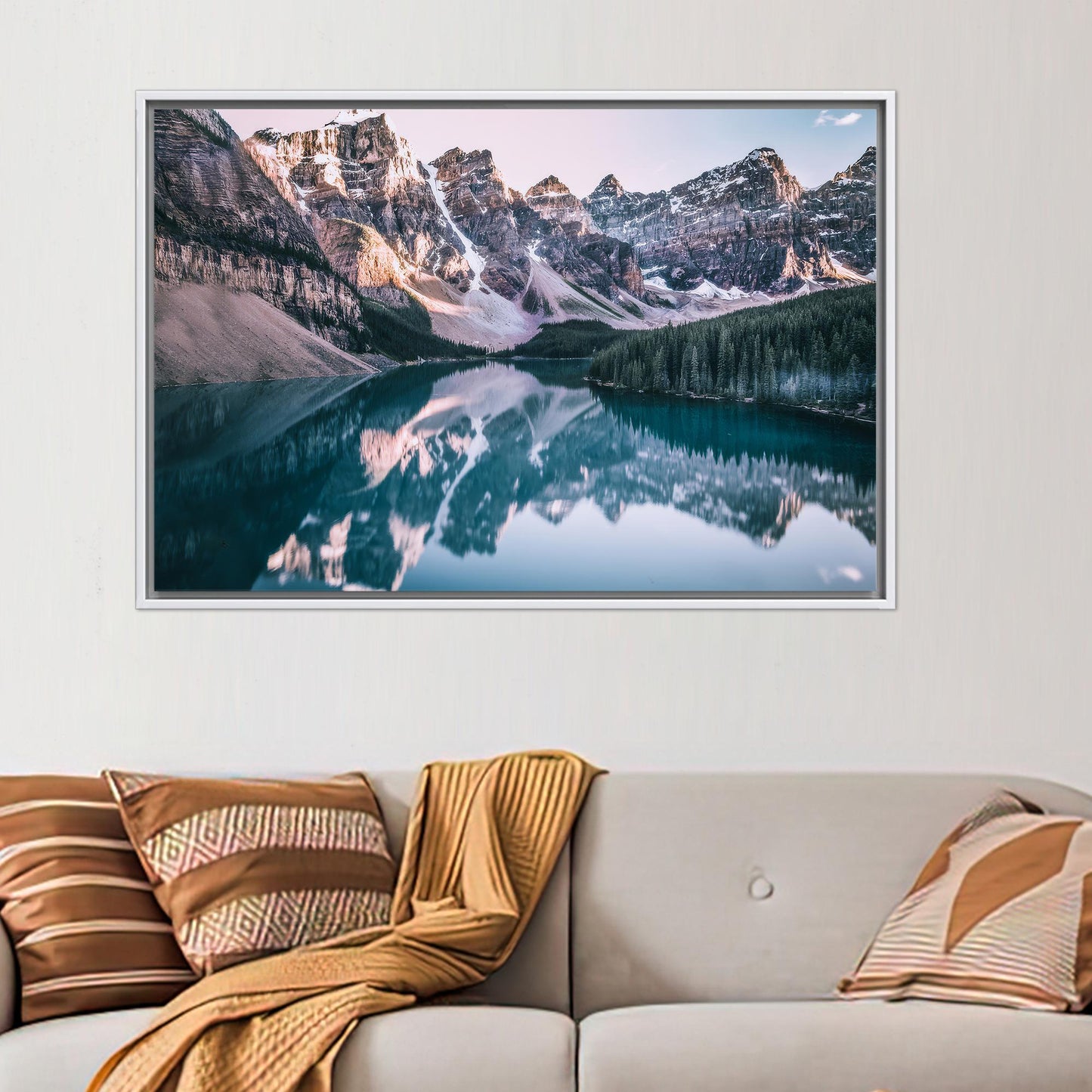 Moraine Lake Landscape Canvas Print