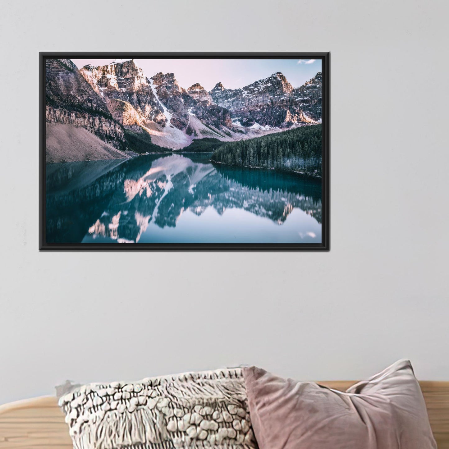 Moraine Lake Landscape Canvas Print