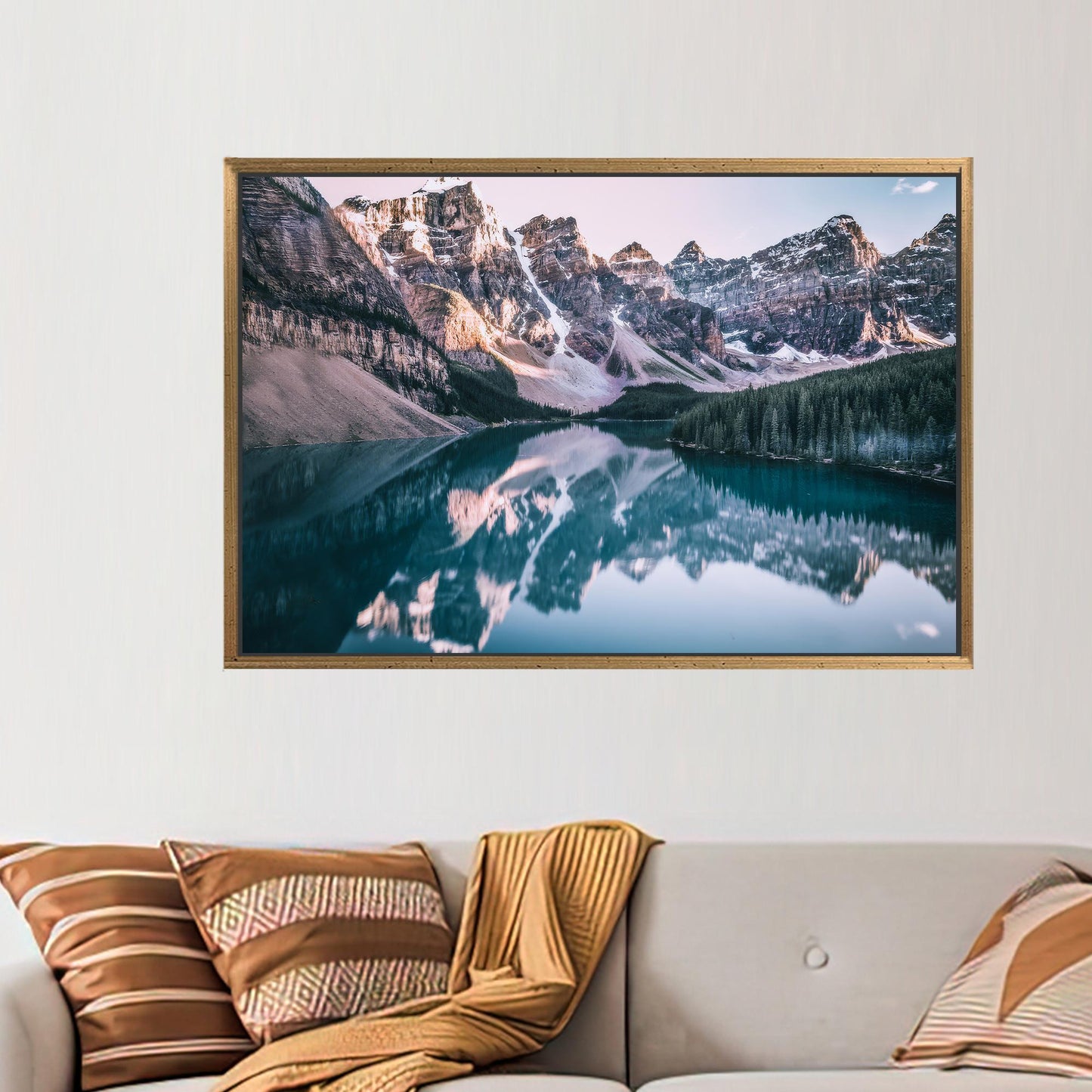 Moraine Lake Landscape Canvas Print