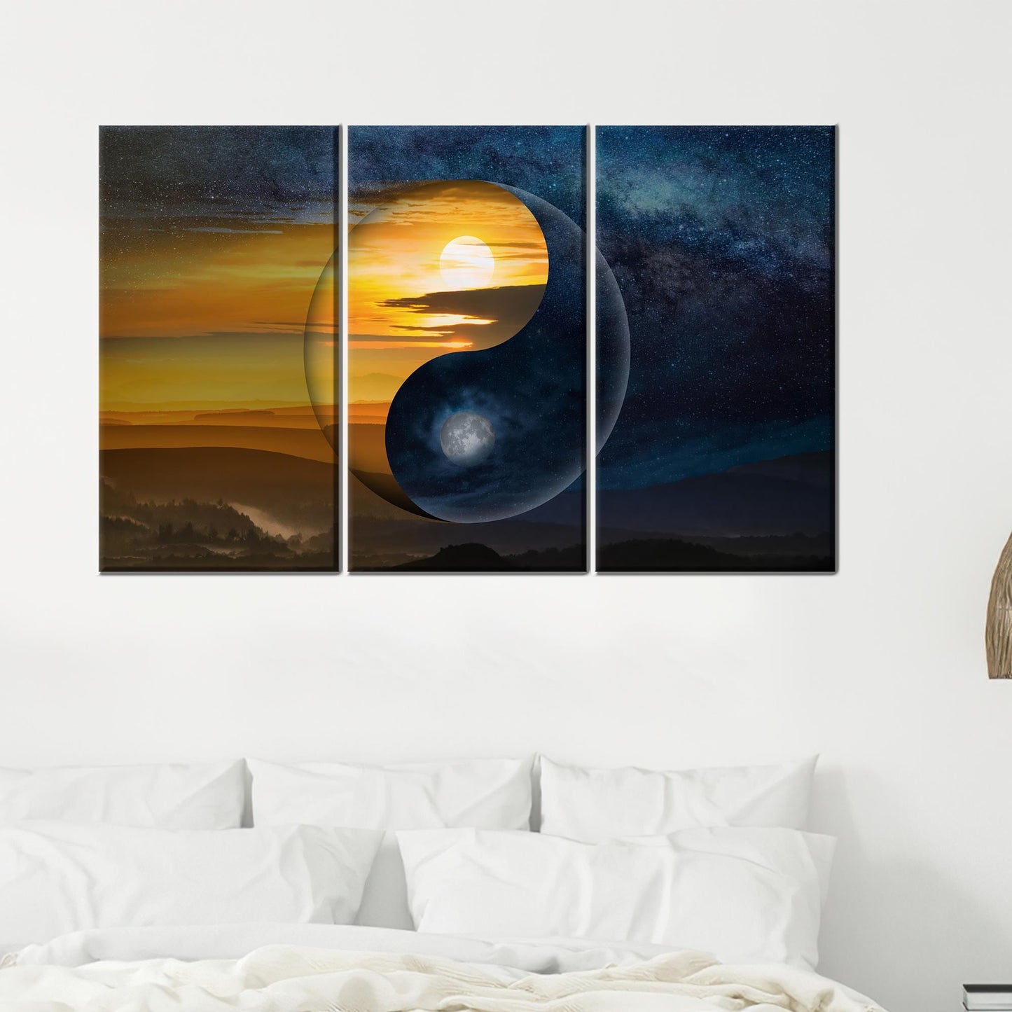 Yin & Yang Chinese Philosophy Canvas Print