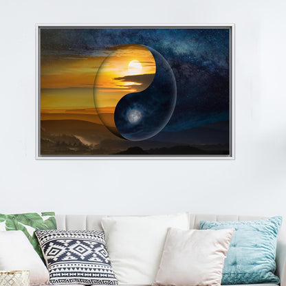 Yin & Yang Chinese Philosophy Canvas Print