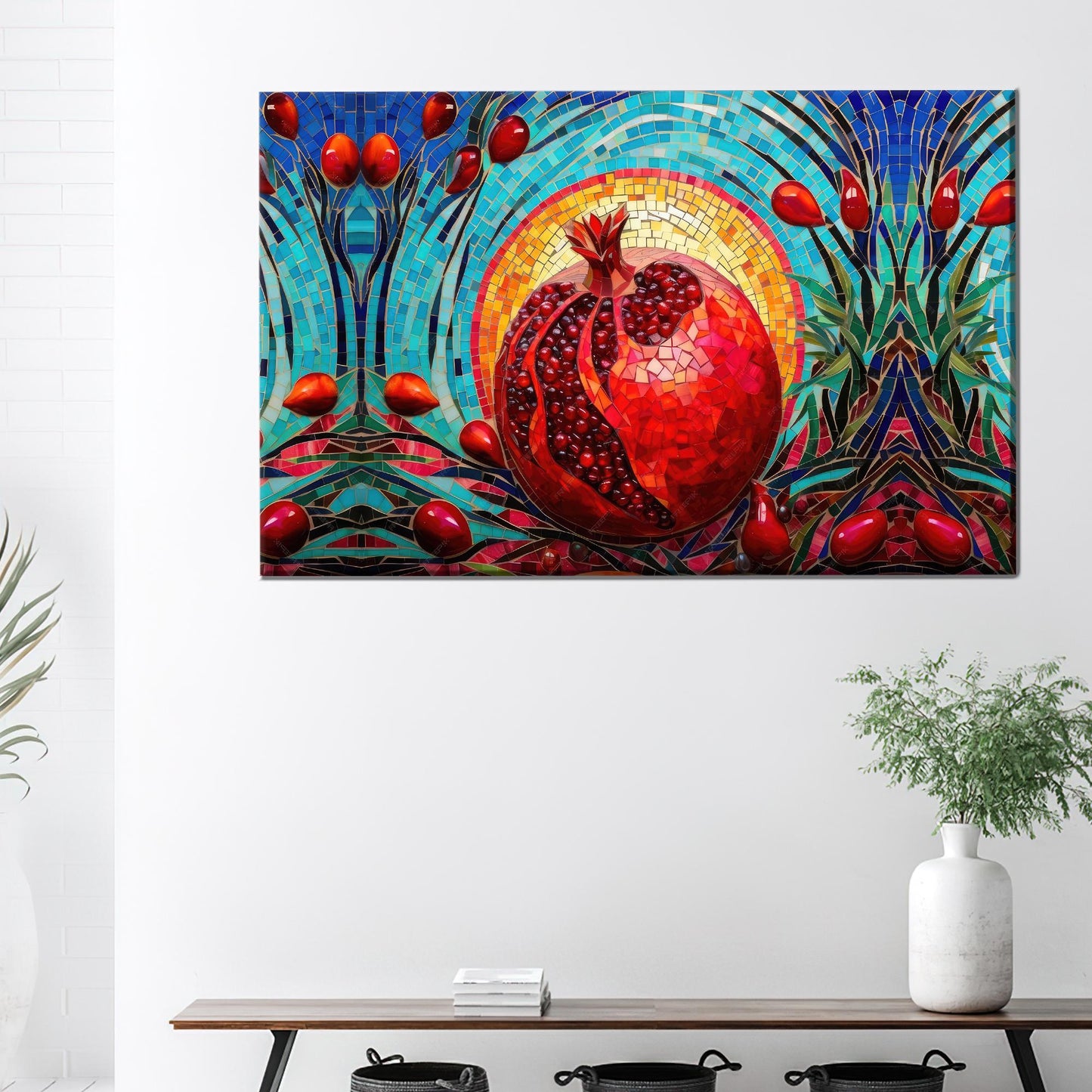 Blue Abstract Canvas Print