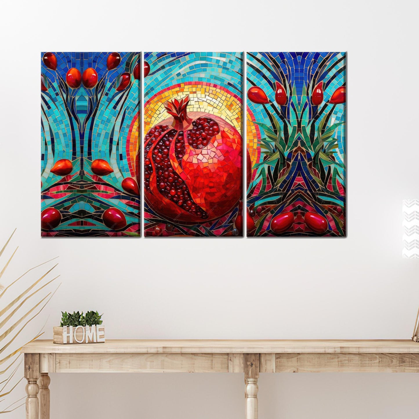 Blue Abstract Canvas Print