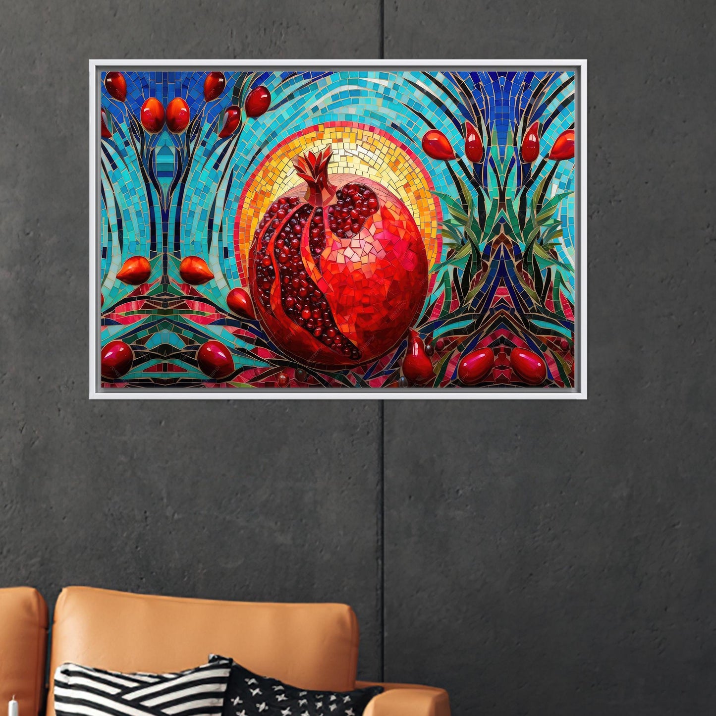 Blue Abstract Canvas Print