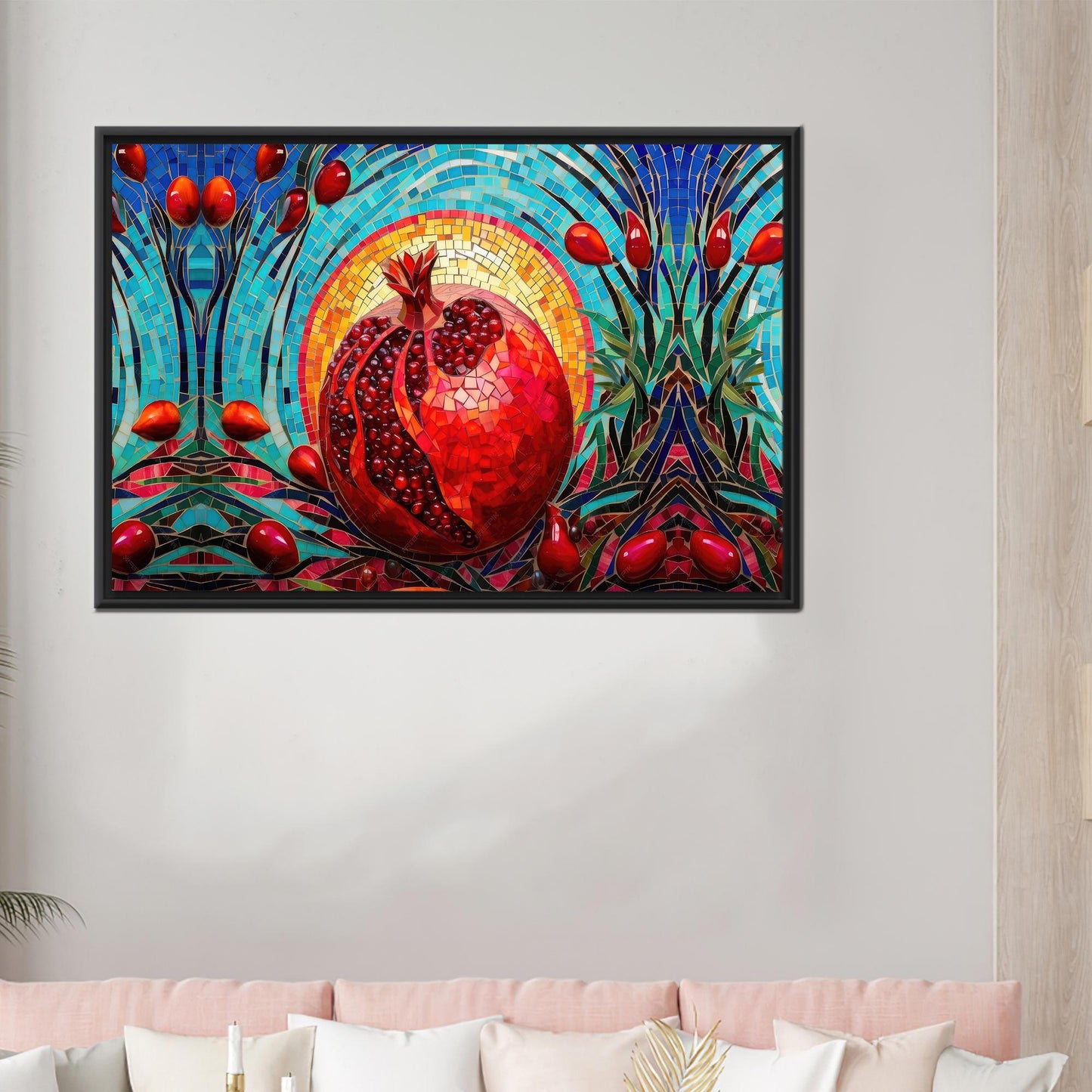 Blue Abstract Canvas Print