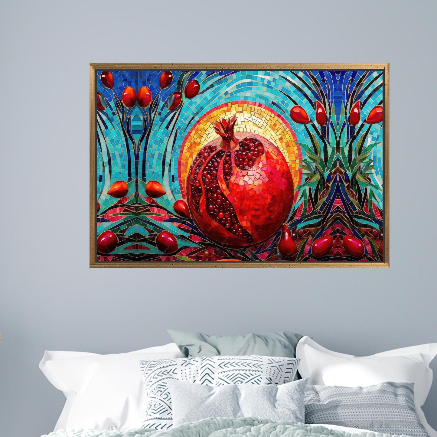 Blue Abstract Canvas Print