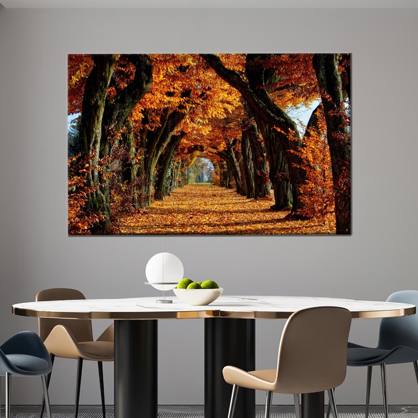 Tree Landscape Autumn Canvas Print