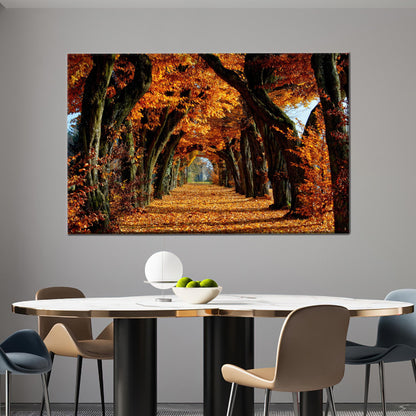 Tree Landscape Autumn Canvas Print