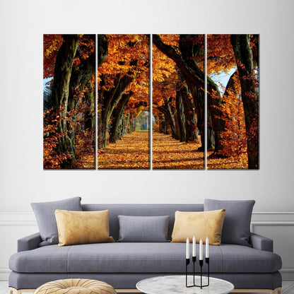 Tree Landscape Autumn Canvas Print