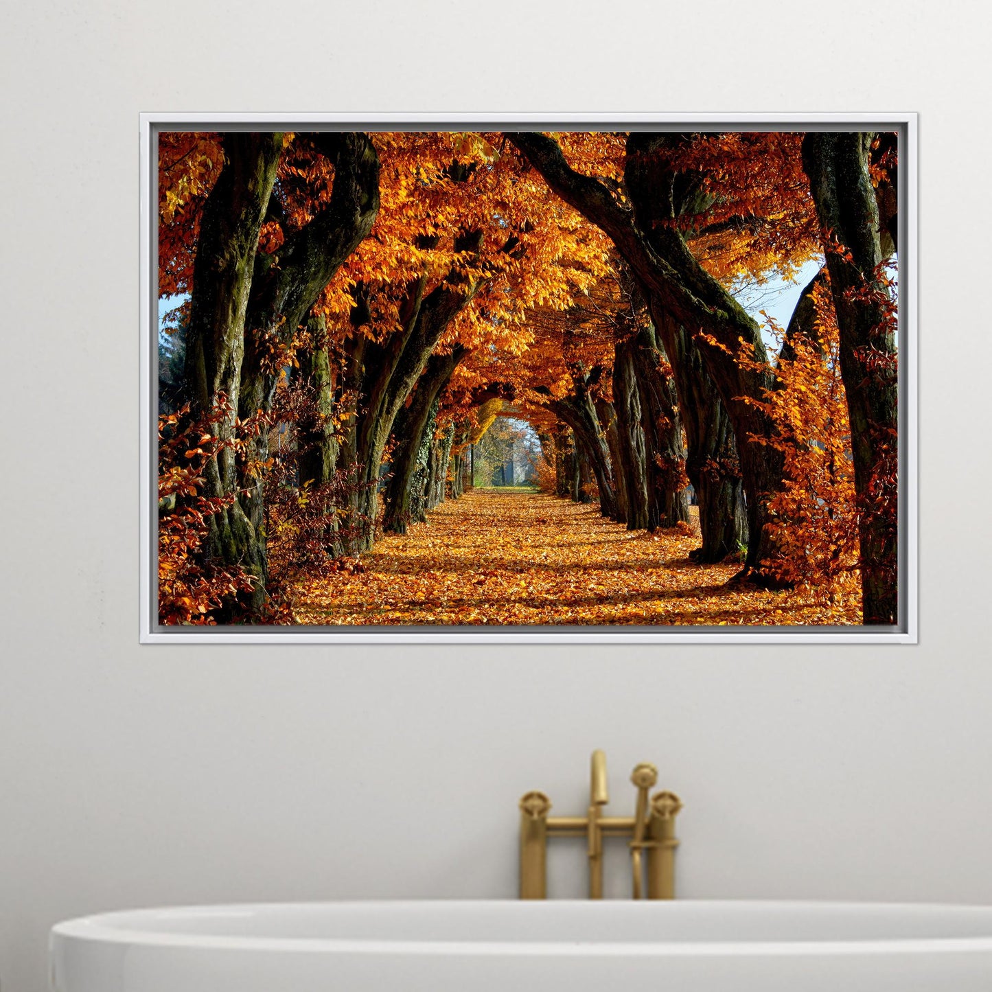 Tree Landscape Autumn Canvas Print