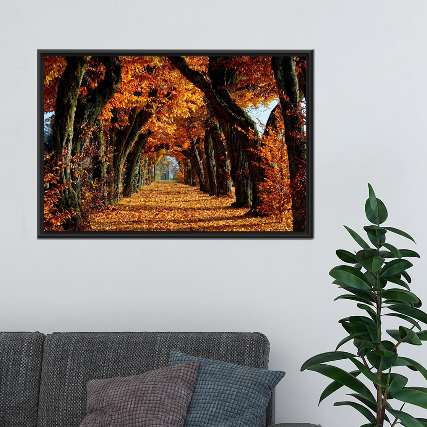 Tree Landscape Autumn Canvas Print