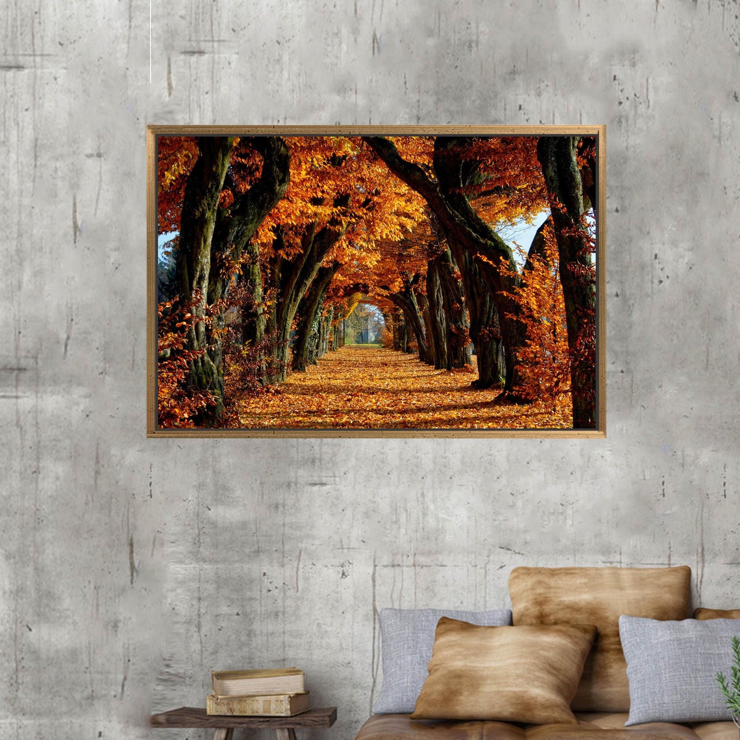 Tree Landscape Autumn Canvas Print