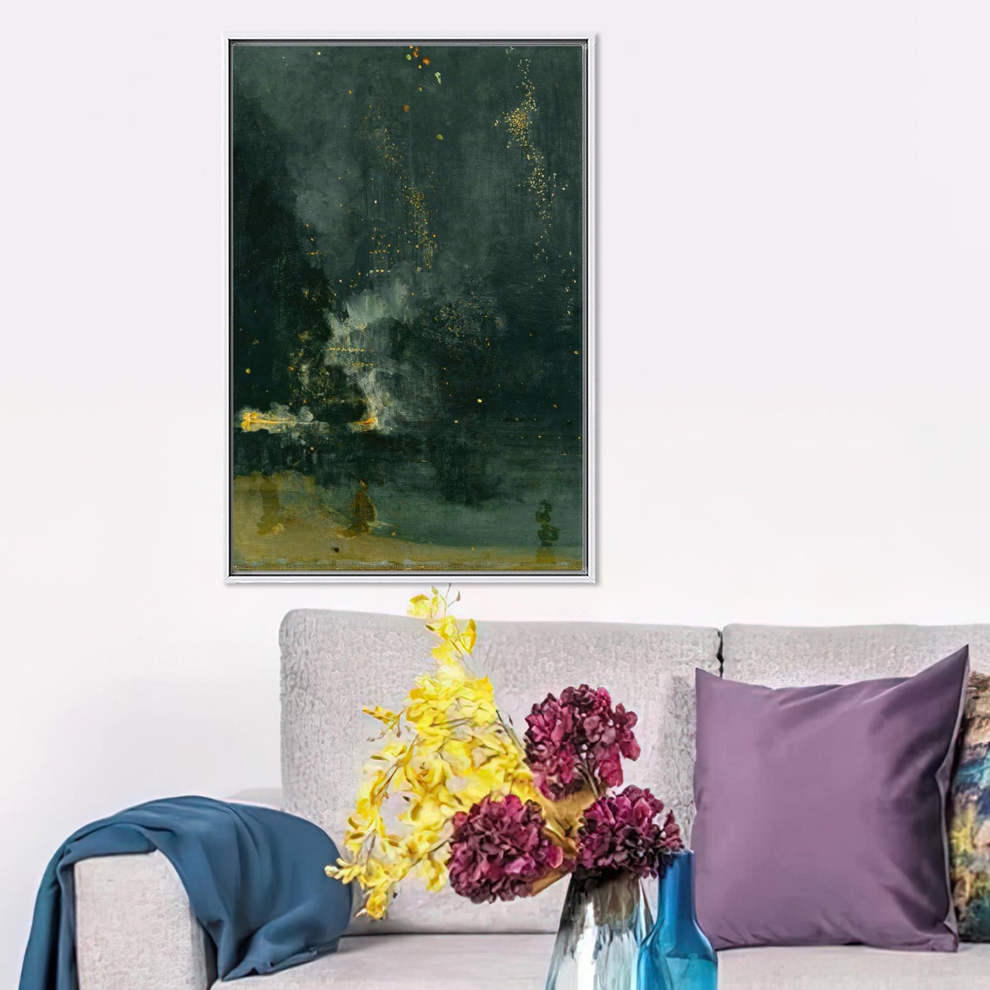 James Mcneil Whistler's Falling Rocket Canvas Print
