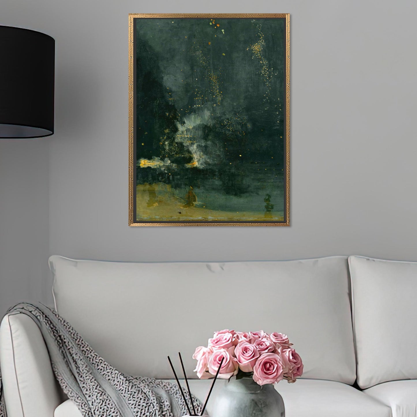 James Mcneil Whistler's Falling Rocket Canvas Print