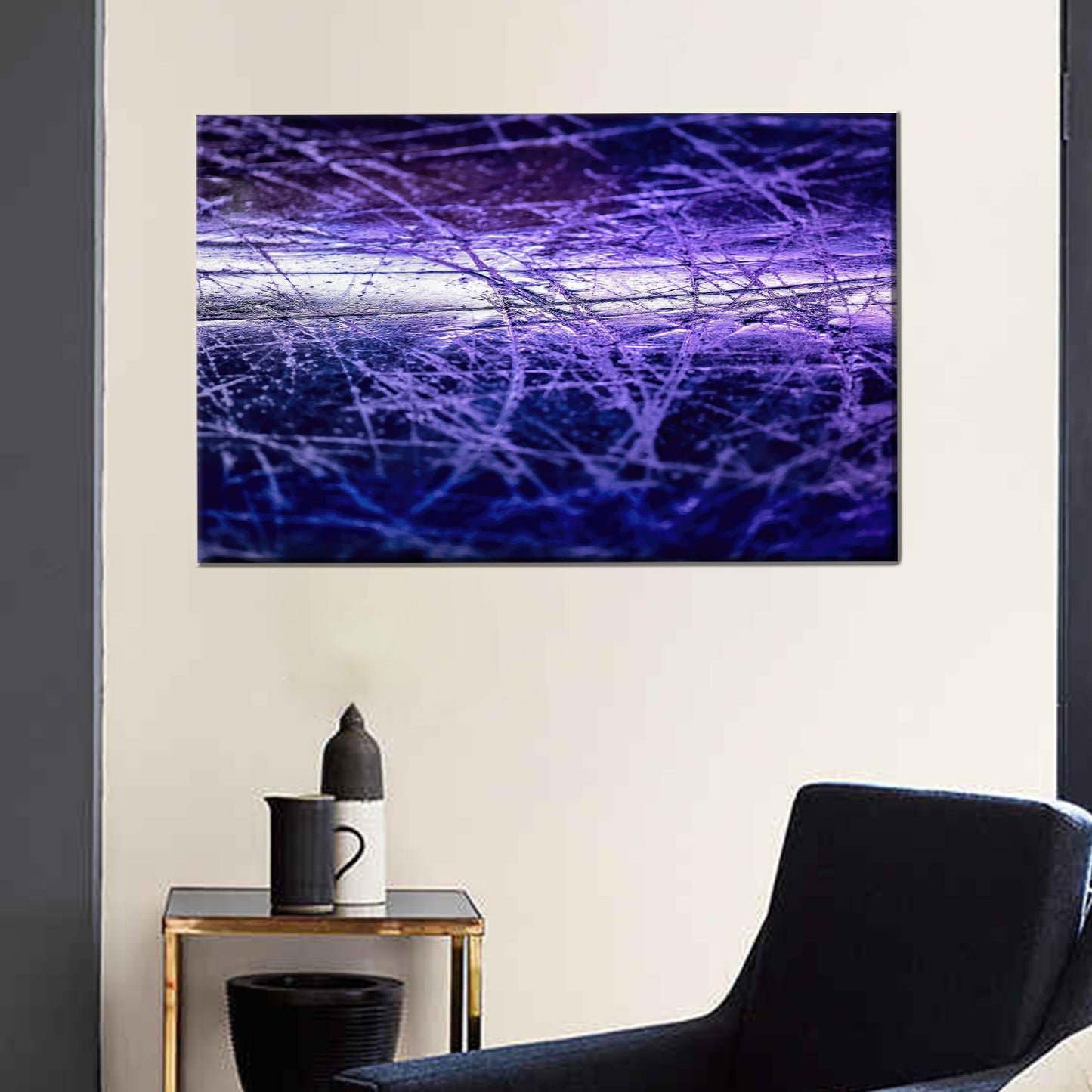 Abstract Purple Canvas Print
