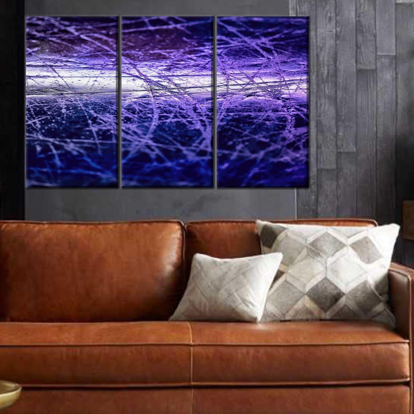 Abstract Purple Canvas Print