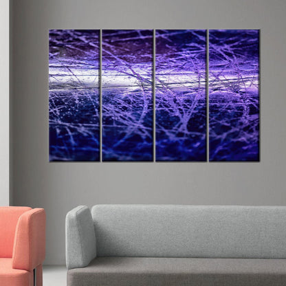 Abstract Purple Canvas Print