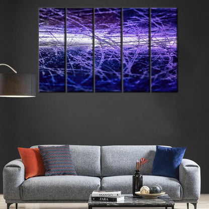 Abstract Purple Canvas Print