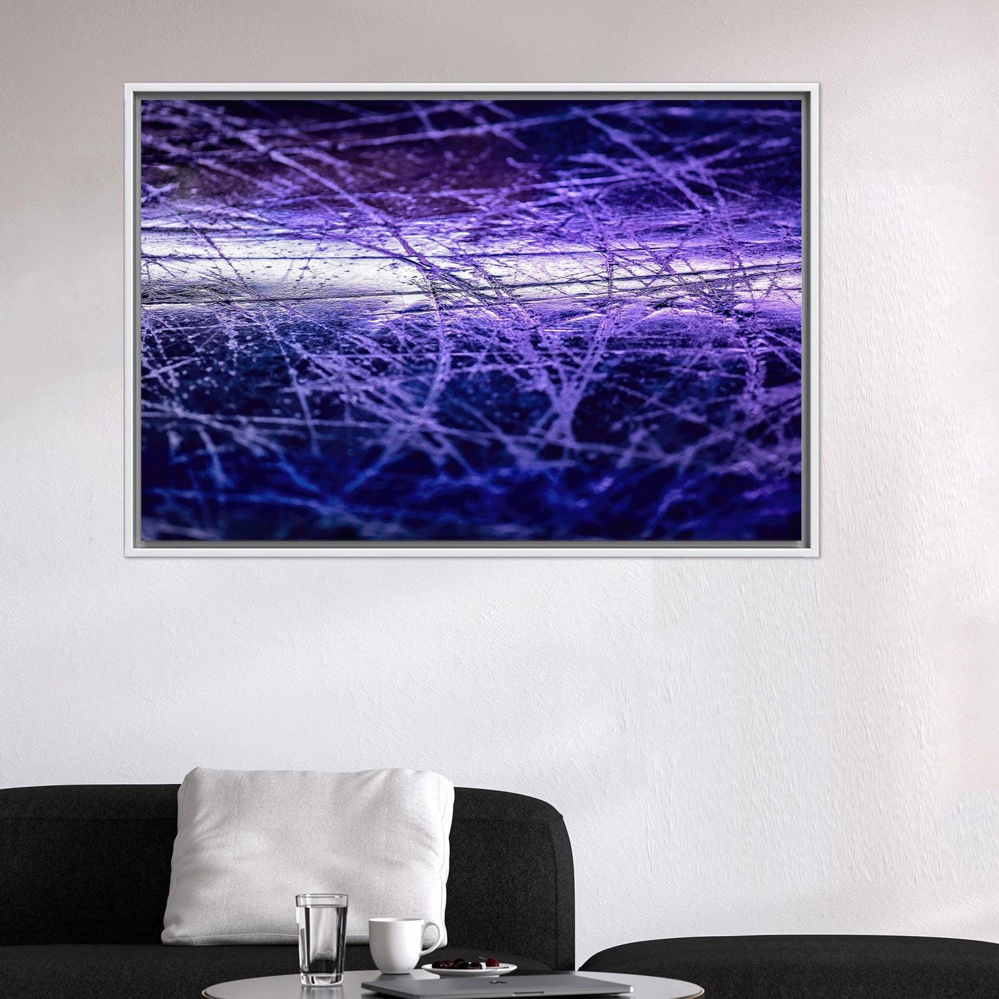 Abstract Purple Canvas Print