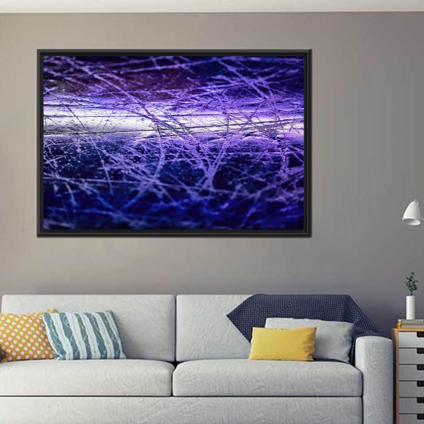Abstract Purple Canvas Print
