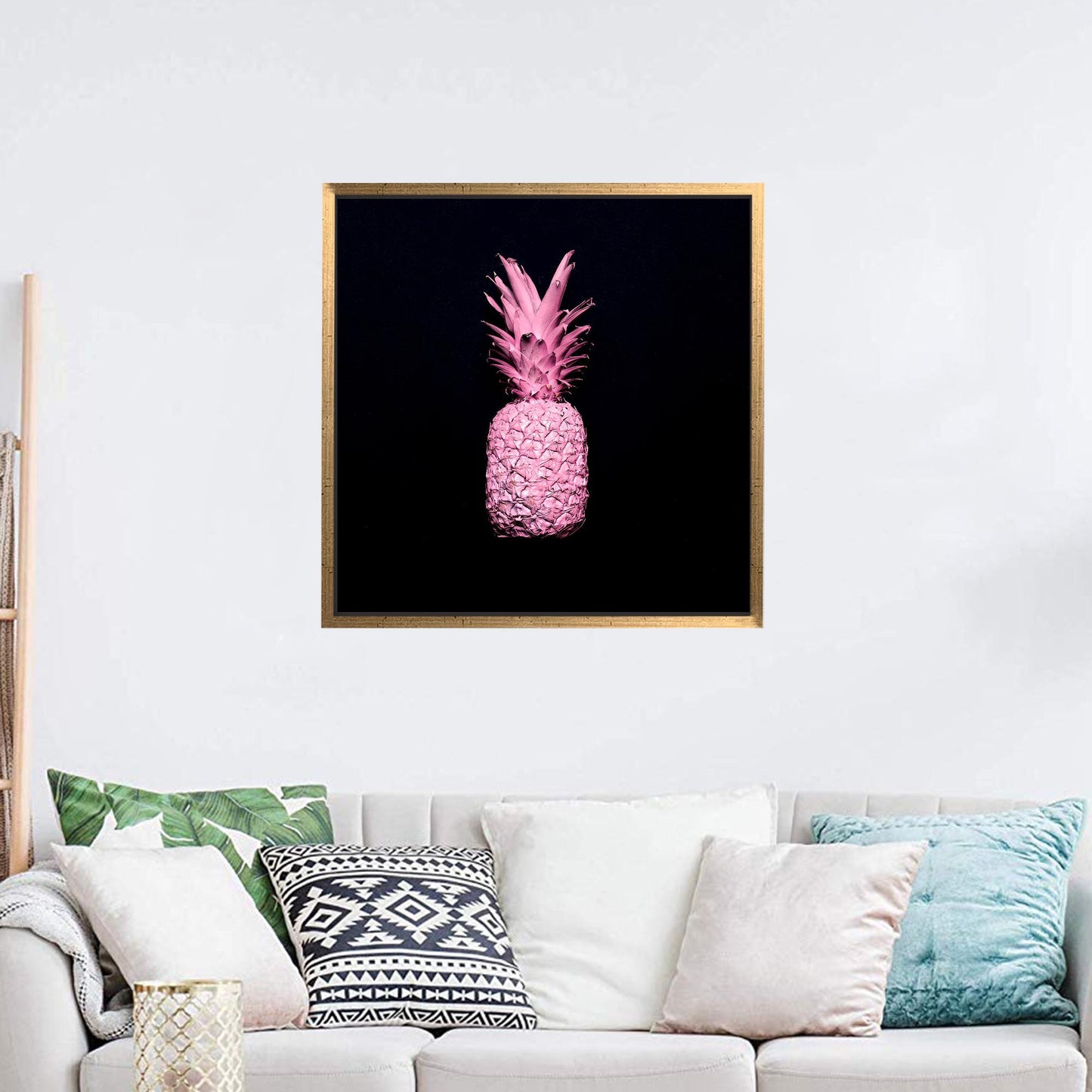 Pink Pineapple Canvas Print