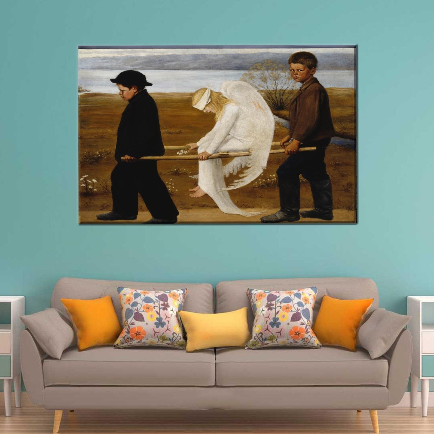 Hugo Simberg Wounded Angel Bedroom Canvas Print