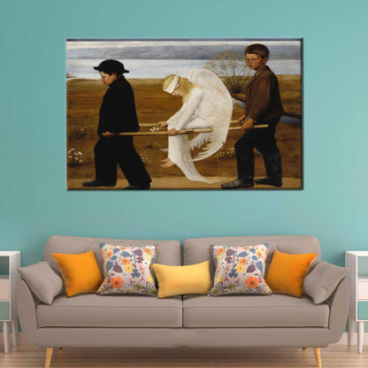 Hugo Simberg Wounded Angel Bedroom Canvas Print