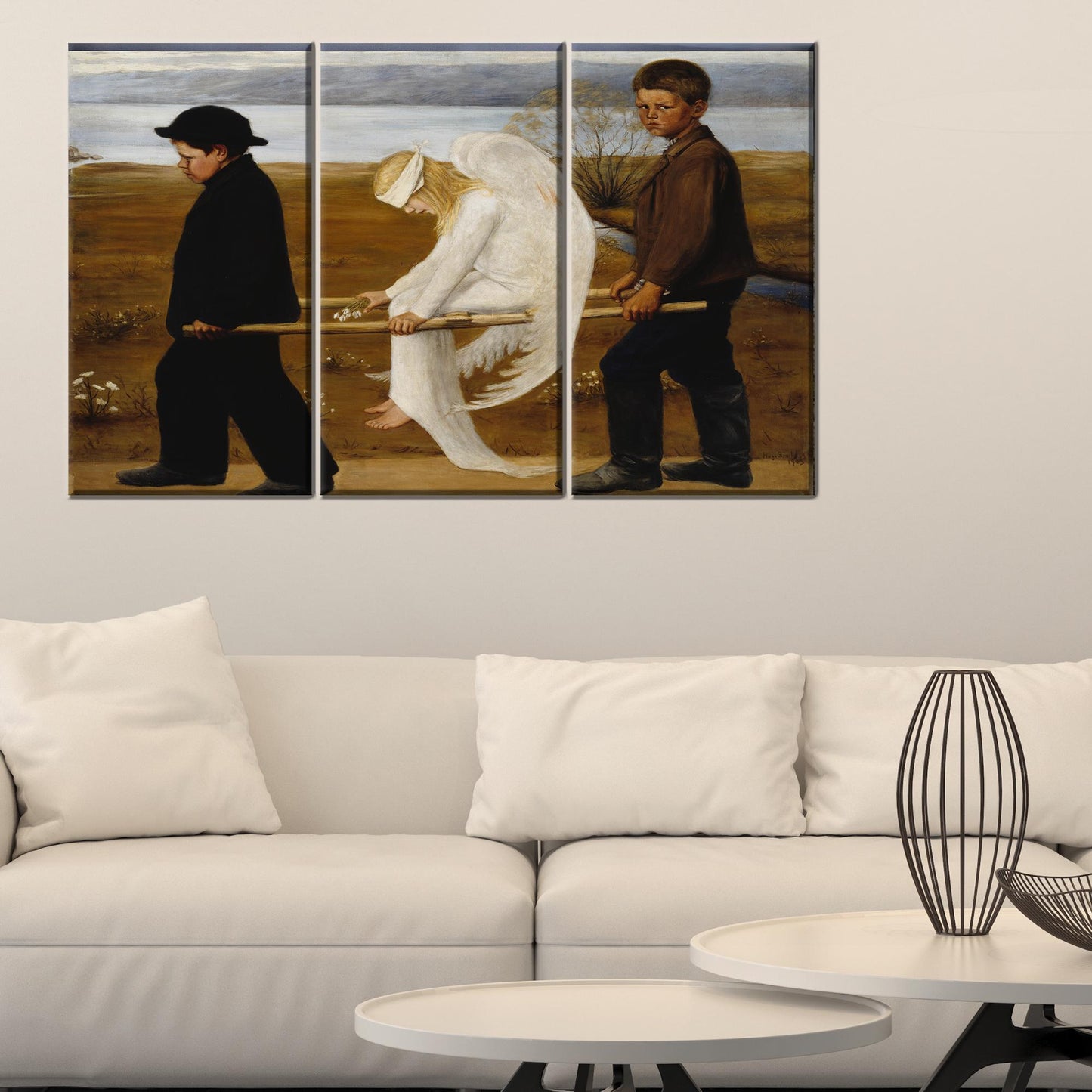 Hugo Simberg Wounded Angel Bedroom Canvas Print