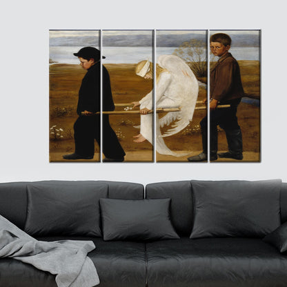 Hugo Simberg Wounded Angel Bedroom Canvas Print