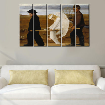 Hugo Simberg Wounded Angel Bedroom Canvas Print