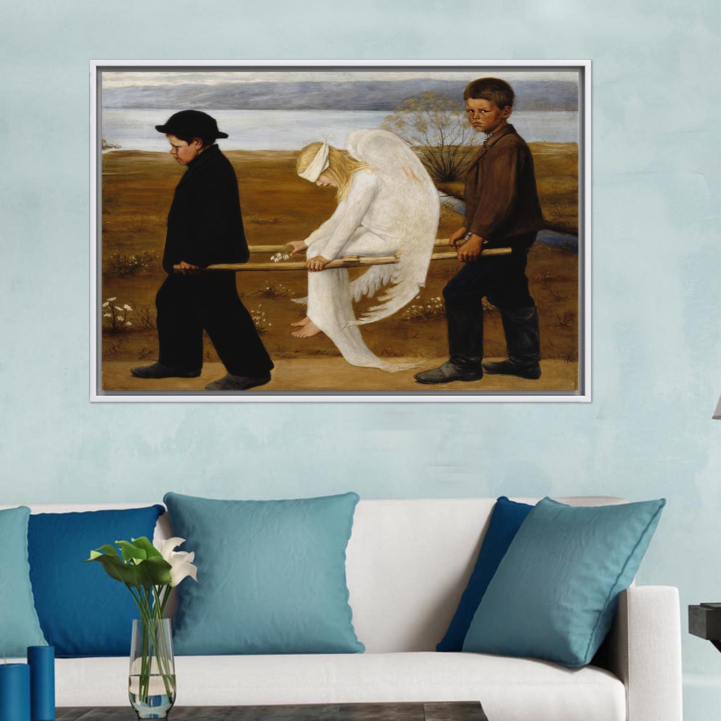 Hugo Simberg Wounded Angel Bedroom Canvas Print