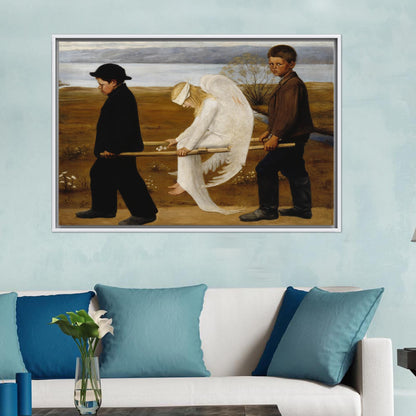 Hugo Simberg Wounded Angel Bedroom Canvas Print