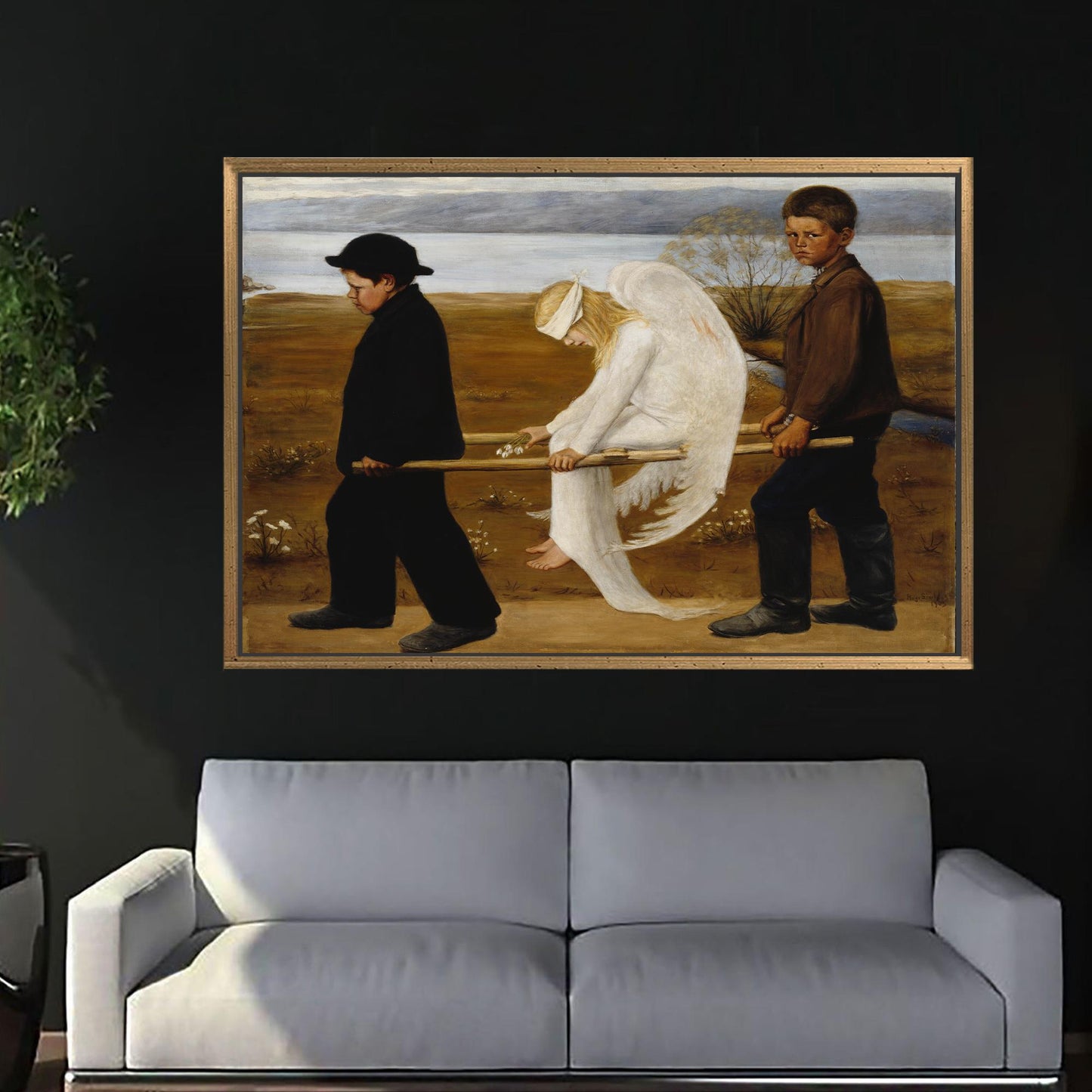 Hugo Simberg Wounded Angel Bedroom Canvas Print