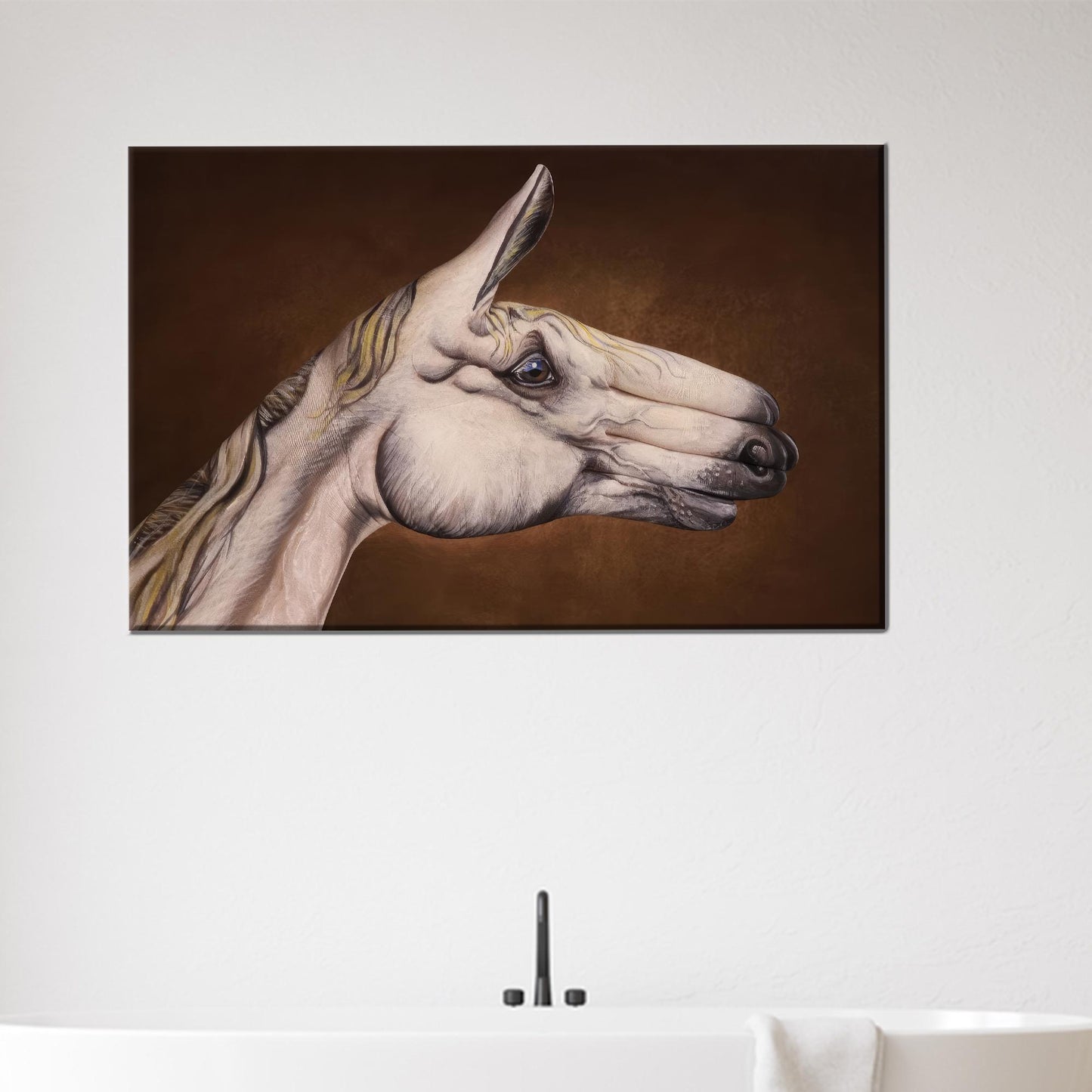 Surreal Horse 3D Abstract Canvas Print