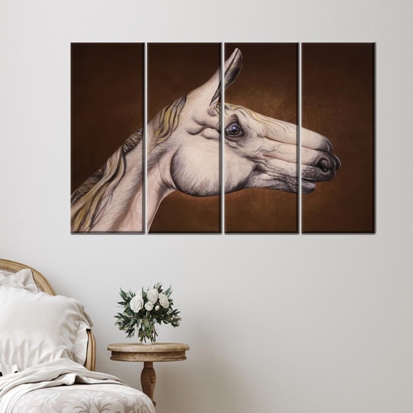 Surreal Horse 3D Abstract Canvas Print