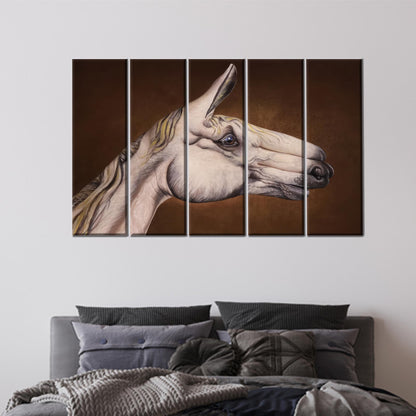 Surreal Horse 3D Abstract Canvas Print