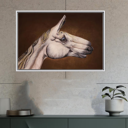 Surreal Horse 3D Abstract Canvas Print