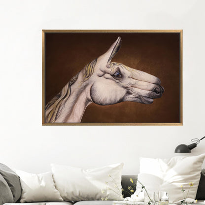 Surreal Horse 3D Abstract Canvas Print