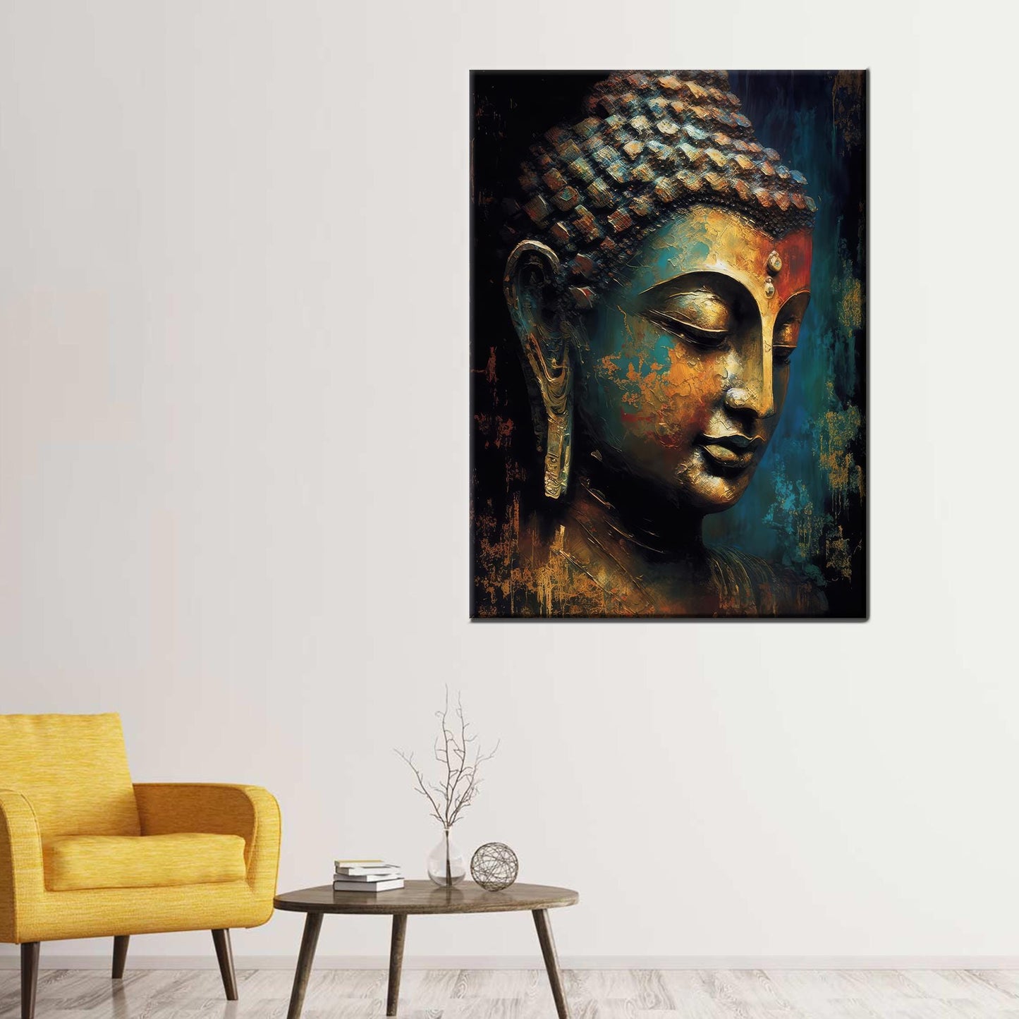 Hindu Meditation Buddha Bridesmaid 3D Canvas Print