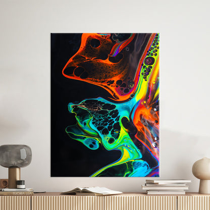 Black Abstract Canvas Print