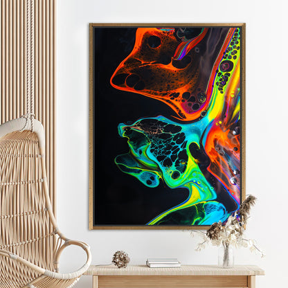 Black Abstract Canvas Print