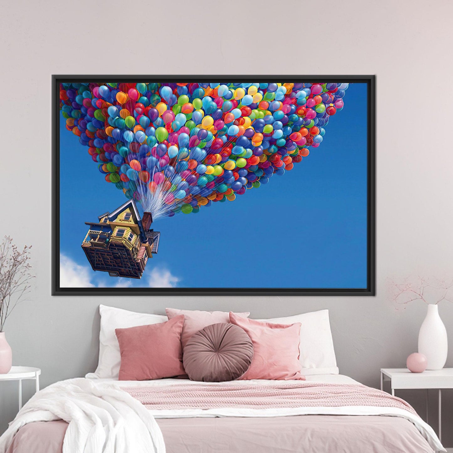 Disney Up Colorful Balloons Air Canvas Print